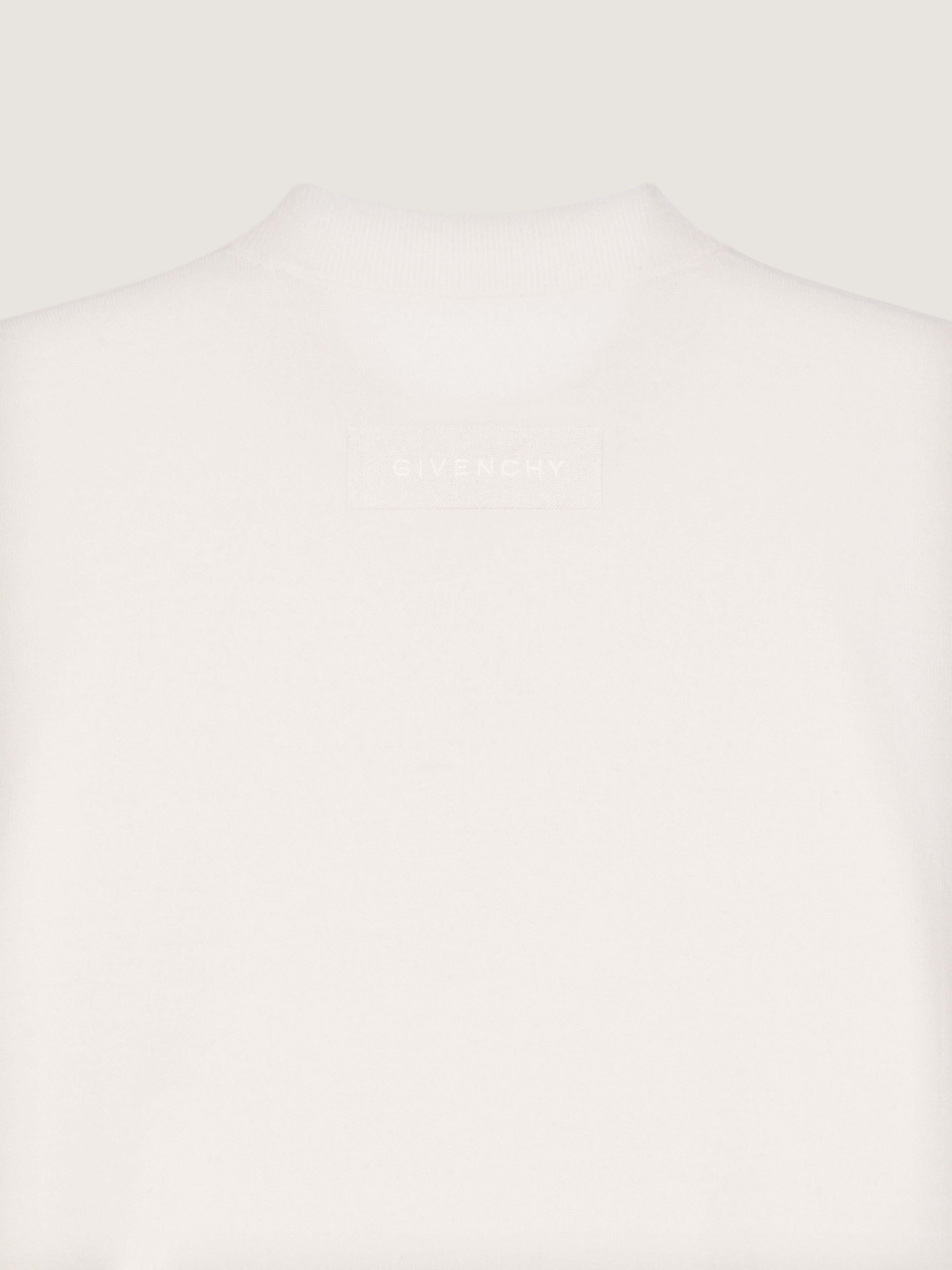 Short sleeve sweater in cashmere